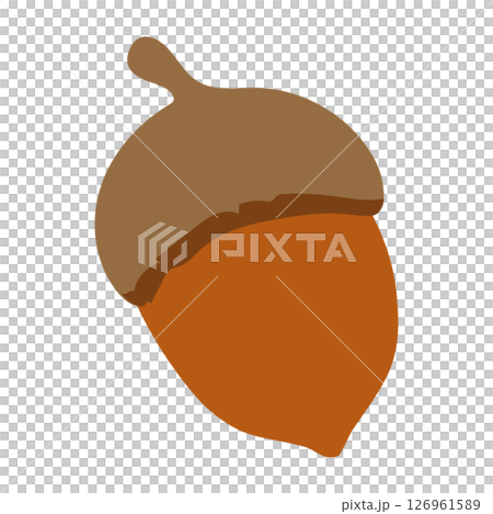 簡單的橡子插圖 126961589