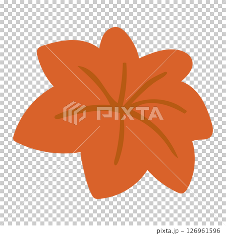 簡單的葉子插圖，秋葉，秋天 126961596