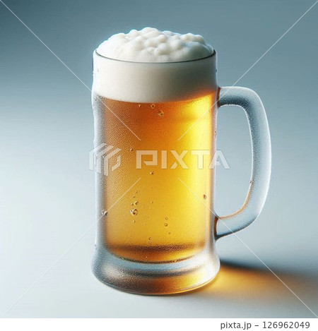 ジョッキに入ったビール 126962049