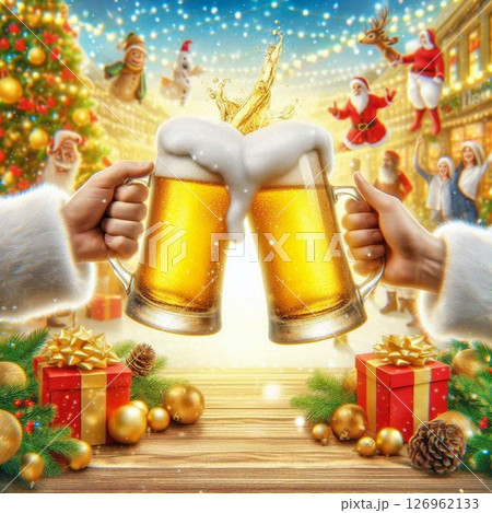 ジョッキに入ったビール 126962133