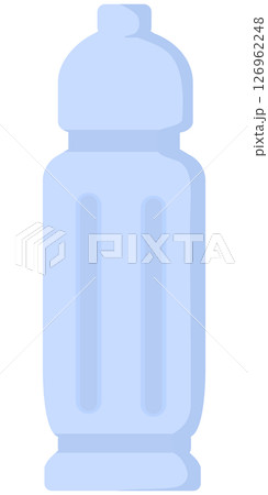 Blank label plastic bottle Blank label plastic bottle 126962248