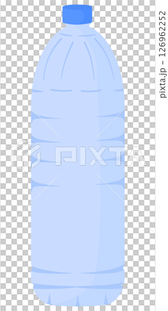 Blank label plastic bottle 126962252
