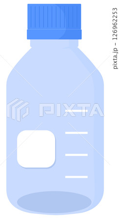 Blank label chemical bottle Blank label chemical bottle 126962253