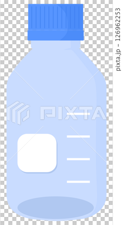 Blank label chemical bottle Blank label chemical bottle 126962253