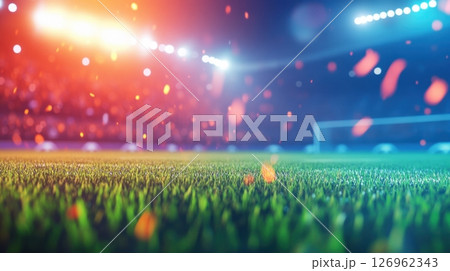 Exciting moment in a soccer match 126962343