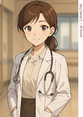 アニメ風の女医 126962799
