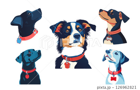 Adorable Dog Portraits Adorable Dog Portraits 126962821