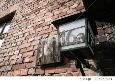 アウシュビッツ強制収容所の景色 126962984