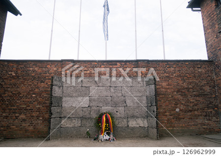 アウシュビッツ強制収容所の景色 126962999