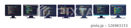 Multiple Monitors Display Setup 126963153