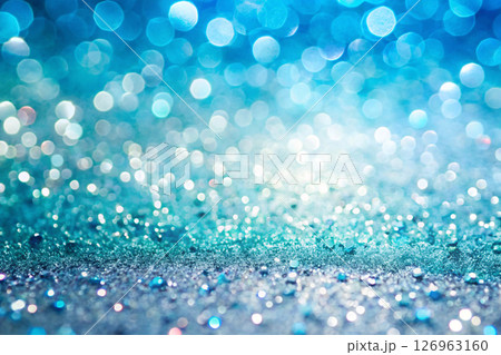 bokeh light blue background with bokeh 126963160