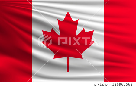 Vector flag of Canada 126963562