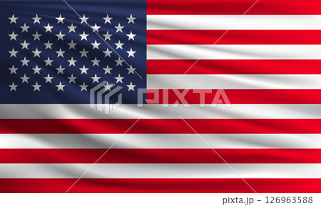 Vector flag of USA 126963588