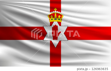 Vector flag of Northern Ireland 126963635