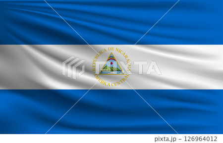 Vector flag of Nicaragua 126964012