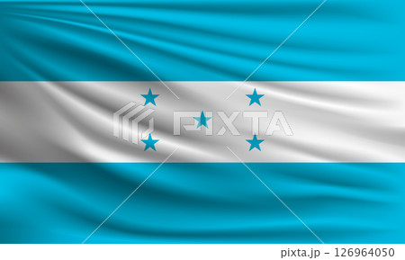 Vector flag of Honduras 126964050