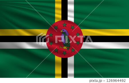 Vector flag of Dominica Vector flag of Dominica 126964492