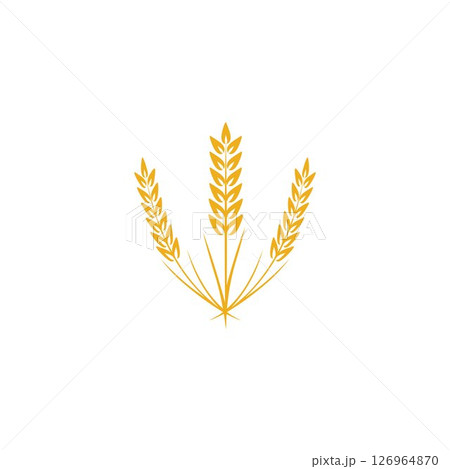 Agriculture Wheat logo template vector icon design Agriculture Wheat logo template vector icon design 126964870