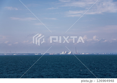 【さんふらわあ さっぽろ大洗行　福島第一原子力発電所沖を航行】 126964948