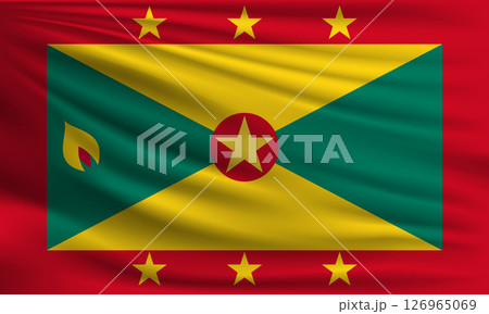 Vector flag of Grenada Vector flag of Grenada 126965069