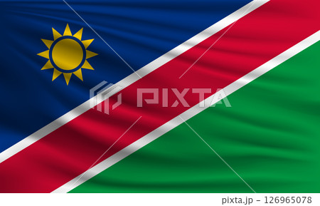 Vector flag of Namibia 126965078