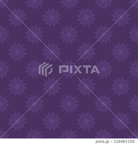 Purple luxury vector seamless pattern. 126965108