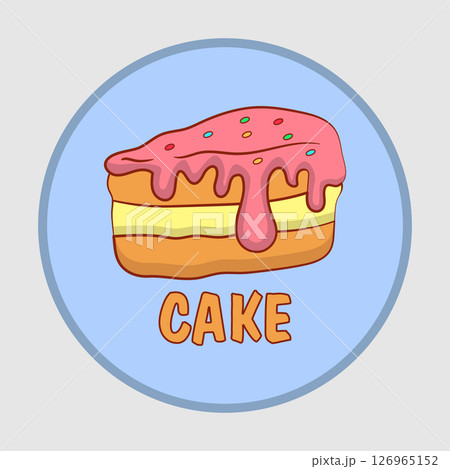 Cake cafe or bakery logo design. 126965152