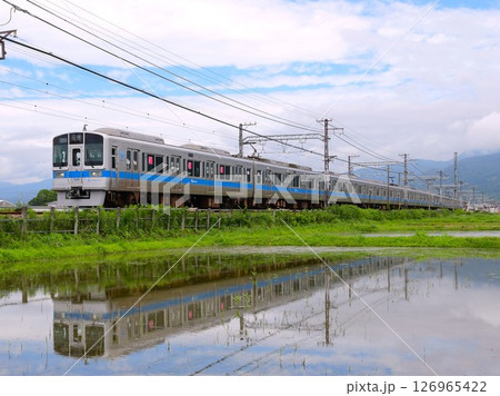 水鏡になった小田急1000形1096F　更新後 126965422