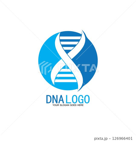 DNA vector logo design template.modern medical logotype.laboratory science icon symbol.colorful pharmacology sign-vector DNA vector logo design template.modern medical logotype.laboratory science icon symbol.colorful pharmacology sign-vector 126966401