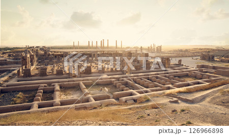 Ruins of ancient city of Persepolis, Iran 126966898