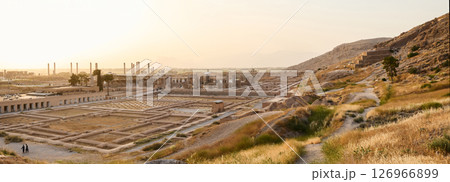Panorama of ancient city of Persepolis, Iran Panorama of ancient city of Persepolis, Iran 126966899