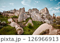 Panorama of Uchisar town in Cappadocia region, Turkey 126966913
