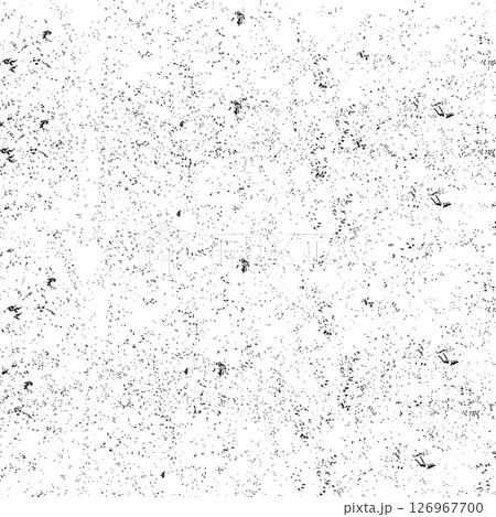 Grunge black lines and dots on a white background - Vector 126967700