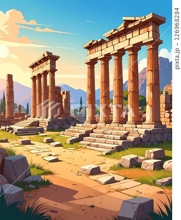 古代遺跡の背景2 126968284
