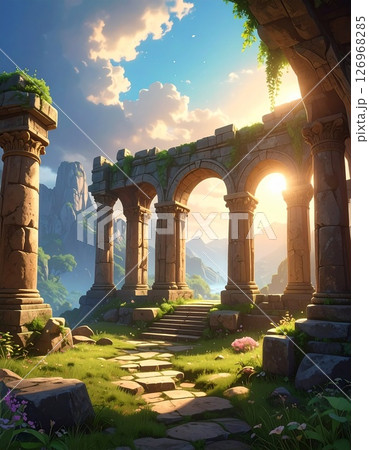 古代遺跡の背景1 126968285