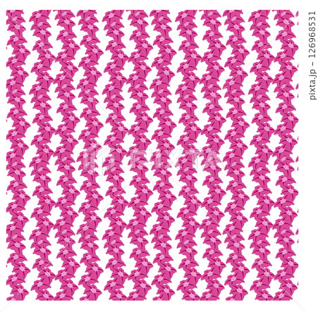 Simple flowers in flat style. Seamless pattern. Vector illustration. 126968531