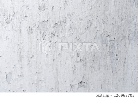 old peeling white painted wall 126968703