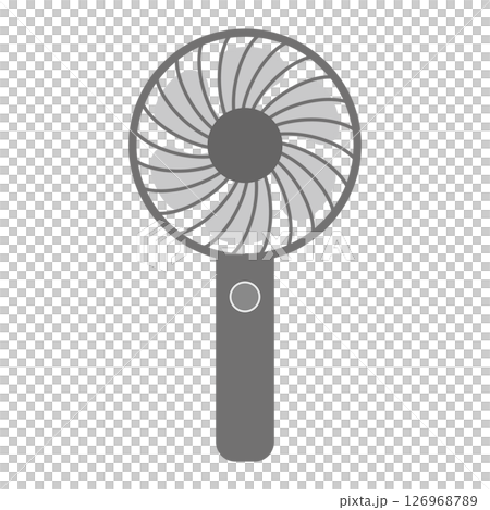 ハンディファン単体のイラスト素材 126968789
