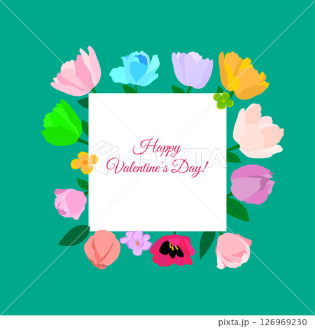 Floral Flowers Paper Text 126969230