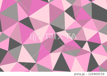 Polygonal rainbow mosaic background. Abstract low poly vector illustration. Triangular pattern in halftone style. Template geometric business design with triangle for poster, banner, card, flyer 126969539