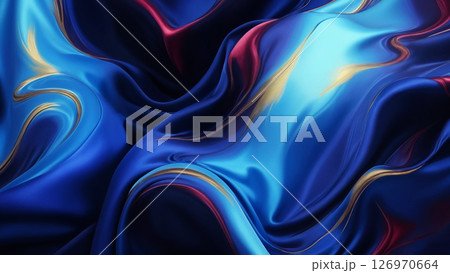 軟らかな布の背景素材　AI生成素材 126970664