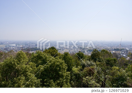兵庫家西宮市の甲山の展望台からの風景 兵庫家西宮市の甲山の展望台からの風景 126971029