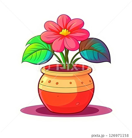 Earthen Hues: The Warmth of Blooms 126971158