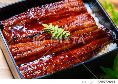 【食べ物素材】美味しそうなうな重【長野県】 【食べ物素材】美味しそうなうな重【長野県】 126972094