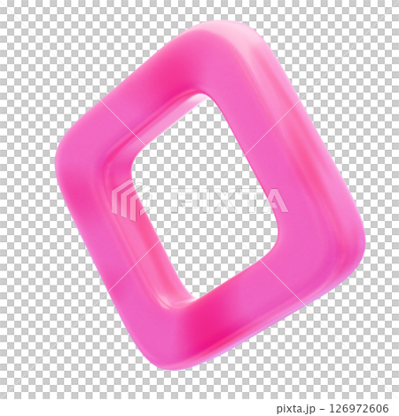 流行彩色抽象 3D 插畫 126972606