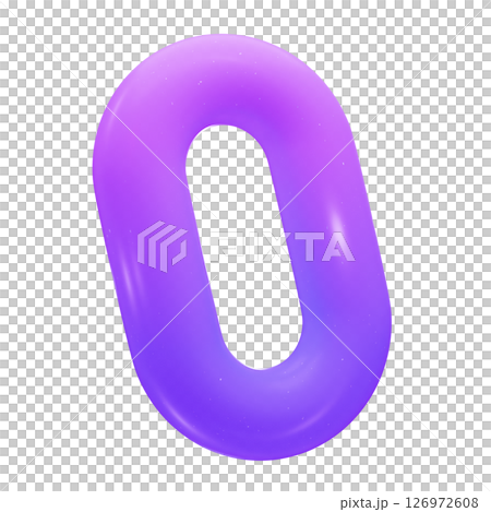 ポップでカラフルな抽象3Dイラスト ポップでカラフルな抽象3Dイラスト 126972608