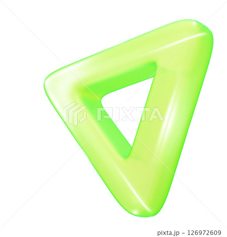 ポップでカラフルな抽象3Dイラスト ポップでカラフルな抽象3Dイラスト 126972609