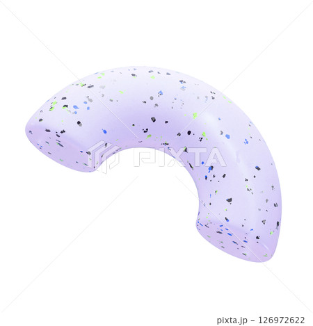 ポップでカラフルな抽象3Dイラスト ポップでカラフルな抽象3Dイラスト 126972622