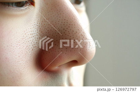 毛穴の黒ずみ 毛穴の黒ずみ 126972797