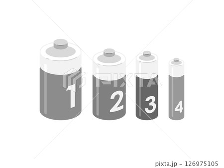 乾電池のイラスト 126975105